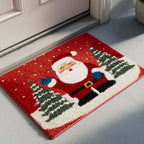 Jolly Santa Doormat - Seasonal Holiday Design | Printed Welcome Doormat