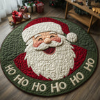 Jolly Santa Round Mat Rug