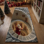 Jolly Santa Runner Rug - Nature Design | Serene Runner Rug