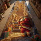 Jolly Santa Runner Rug - Nature Design | Serene Runner Rug