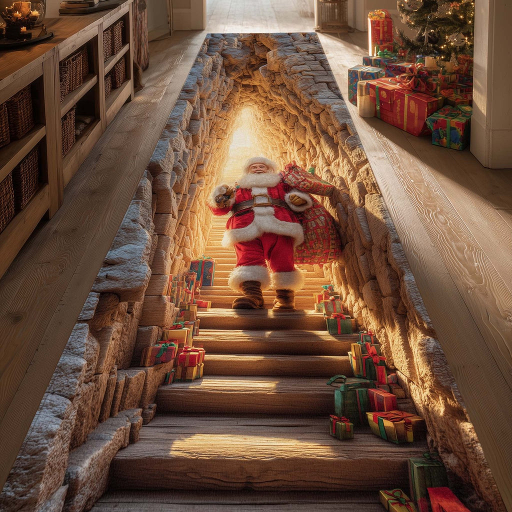 Jolly Santa Runner Rug - Nature Design | Serene Runner Rug