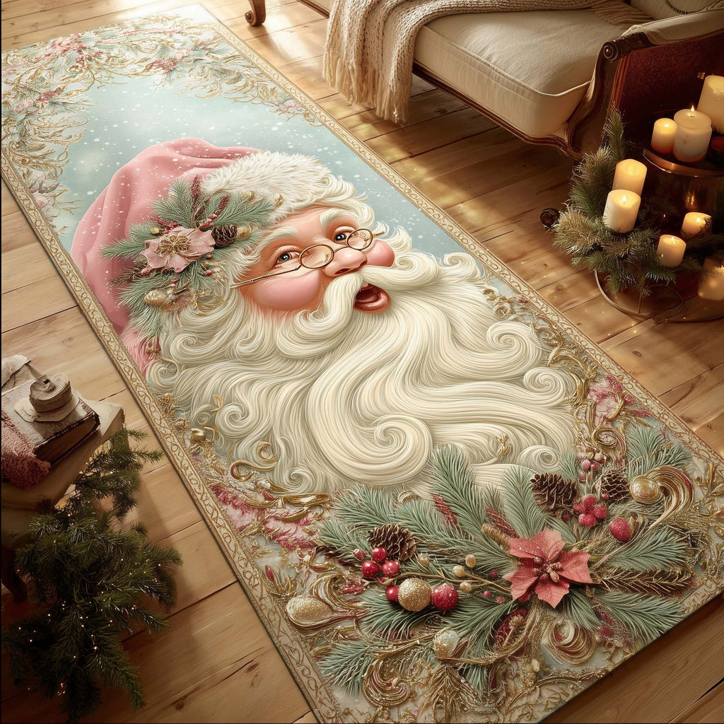 Jolly Santa Runner Rug - Nature Design | Serene Runner Rug
