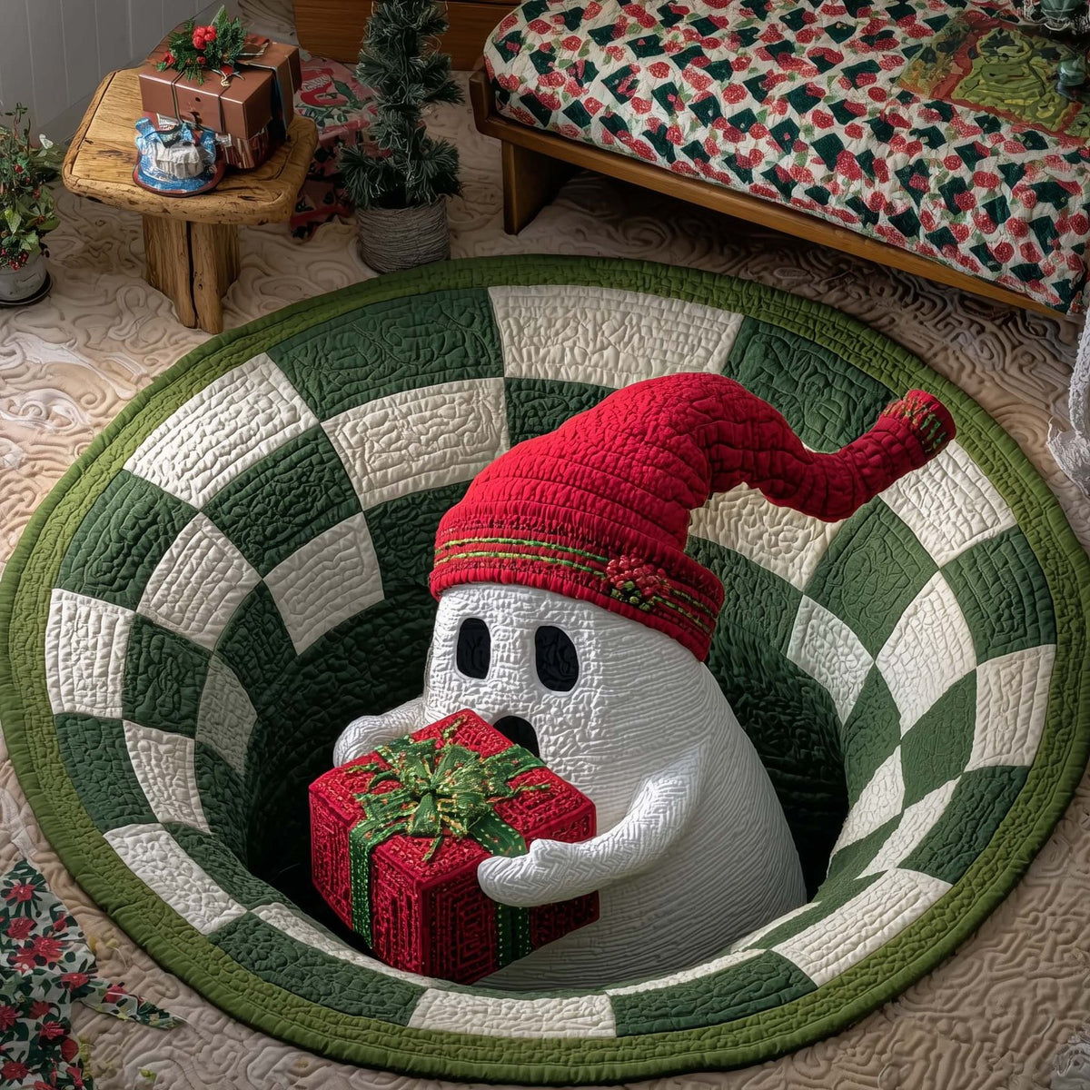 Jolly Spirit Round Mat Rug - Nature Design | Serene Home Decor