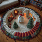Jolly Spirit Round Mat Rug - Nature Design | Serene Home Decor