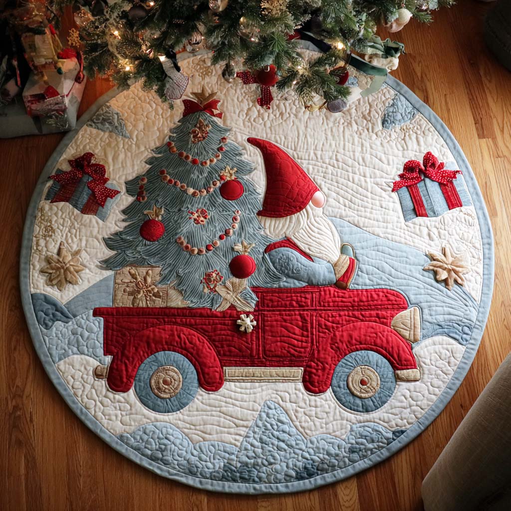 Jolly Tree Round Mat Rug