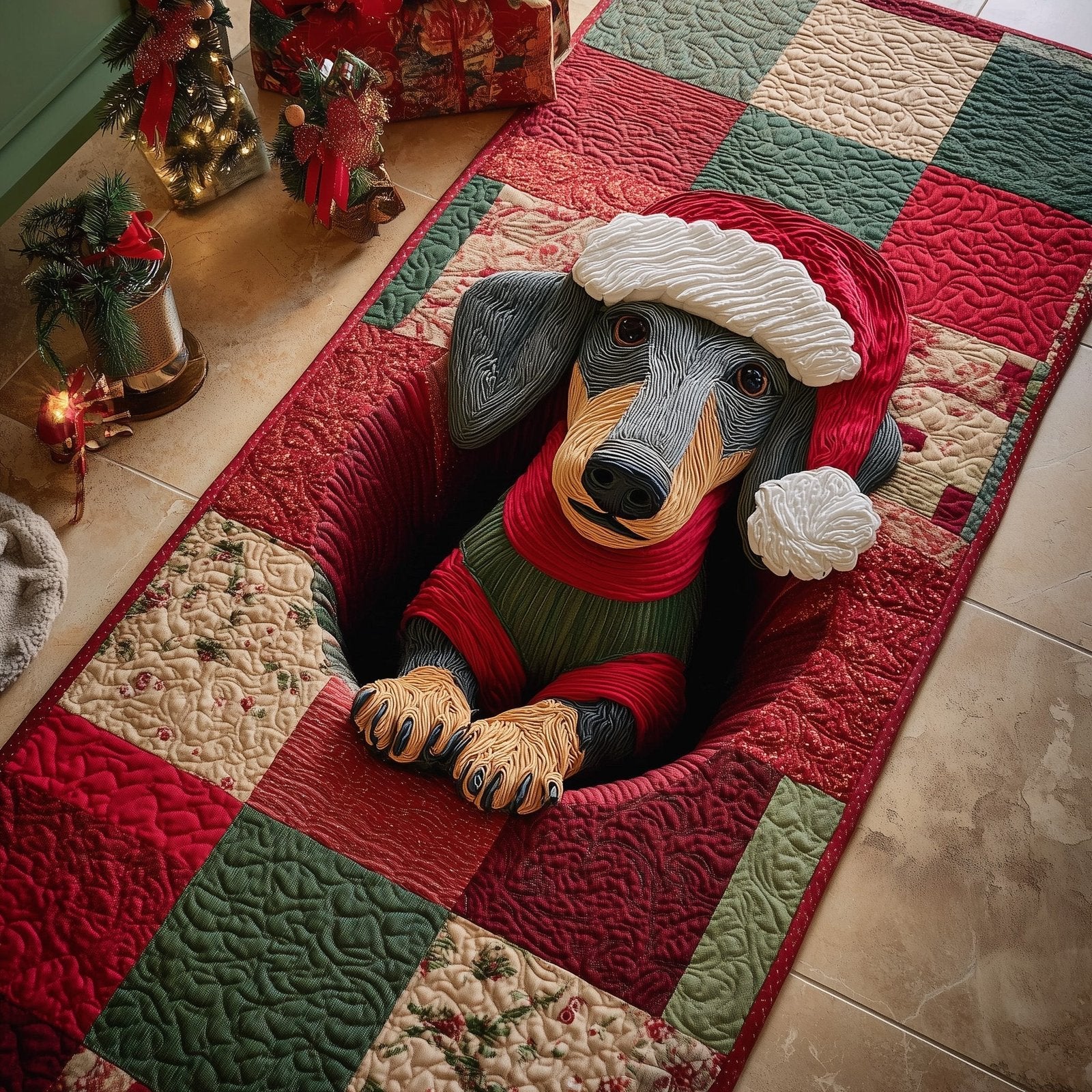 Jolly Weiner Runner Rug - Nature Design | Serene Runner Rug