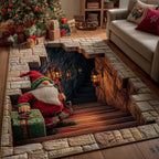 Jolly Workshop area rug in a living room