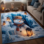 Jolly Workshop area rug in a living room