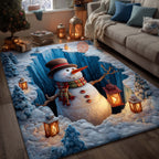 Jolly Workshop area rug in a living room