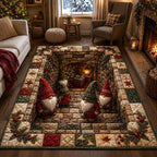 Jolly Workshop area rug in a living room