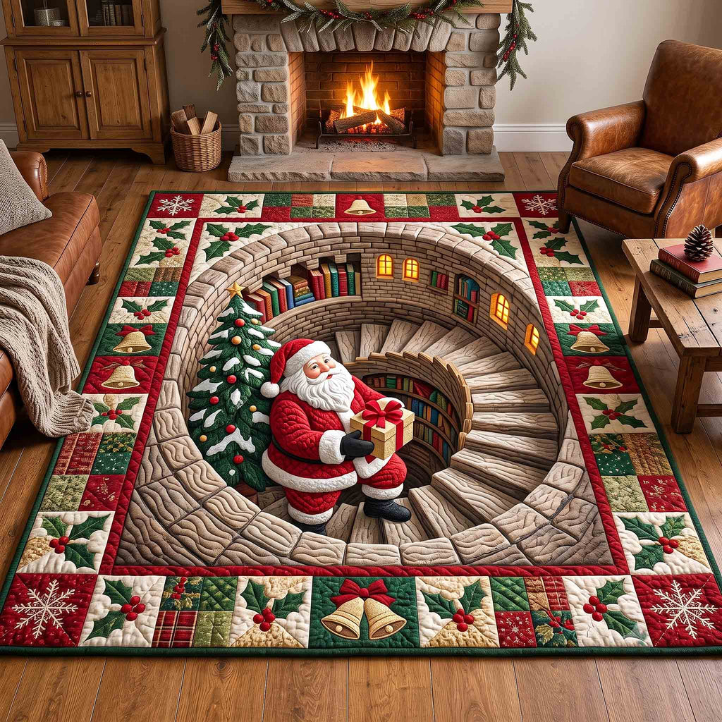 Jolly Workshop area rug in a living room