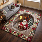 Jolly Workshop area rug in a living room