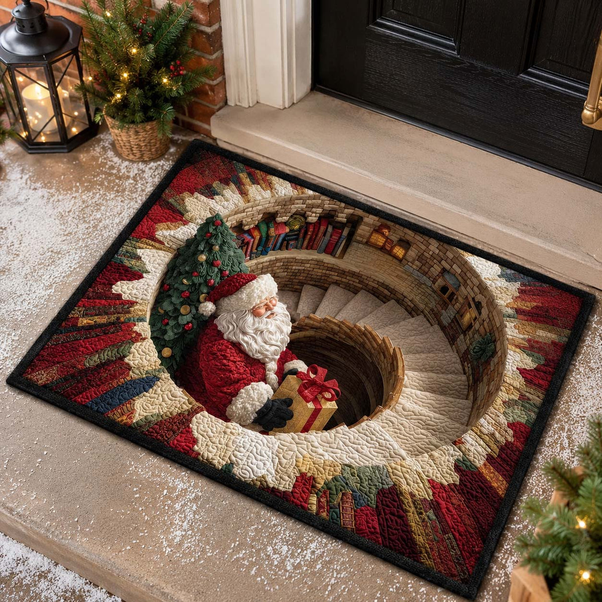 Jolly Workshop Doormat - Nature Design | Printed Welcome Doormat - washable non-slip printed rug