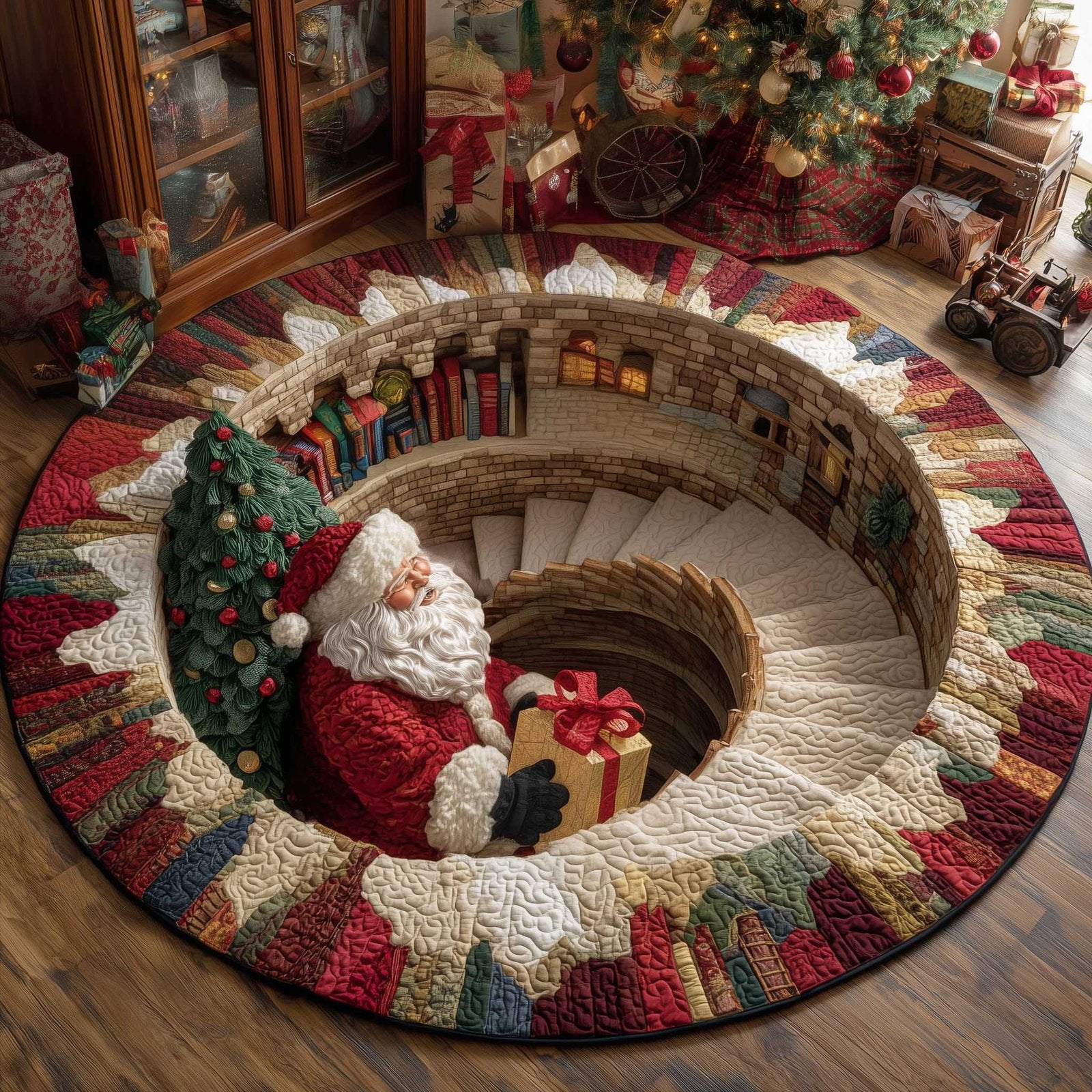 Jolly Workshop Round Mat Rug - Nature Design | Serene Home Decor