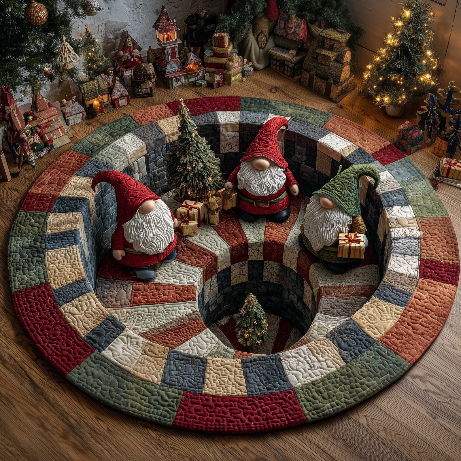 Jolly Workshop Round Mat Rug - Nature Design | Serene Home Decor