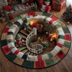 Jolly Workshop Round Mat Rug - Nature Design | Serene Home Decor