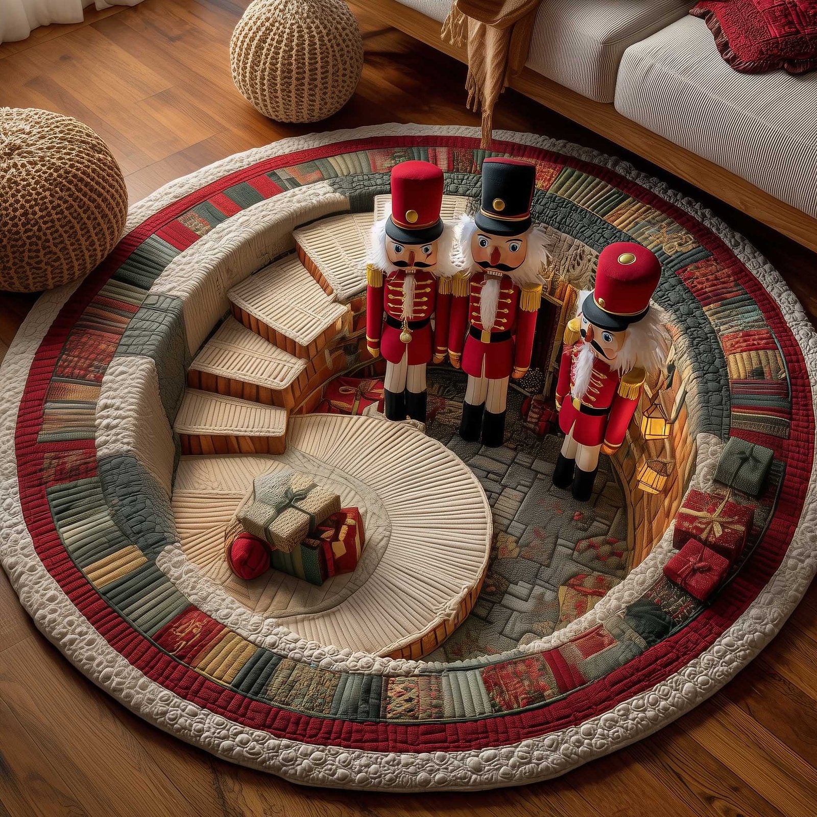 Jolly Workshop Round Mat Rug - Nature Design | Serene Home Decor