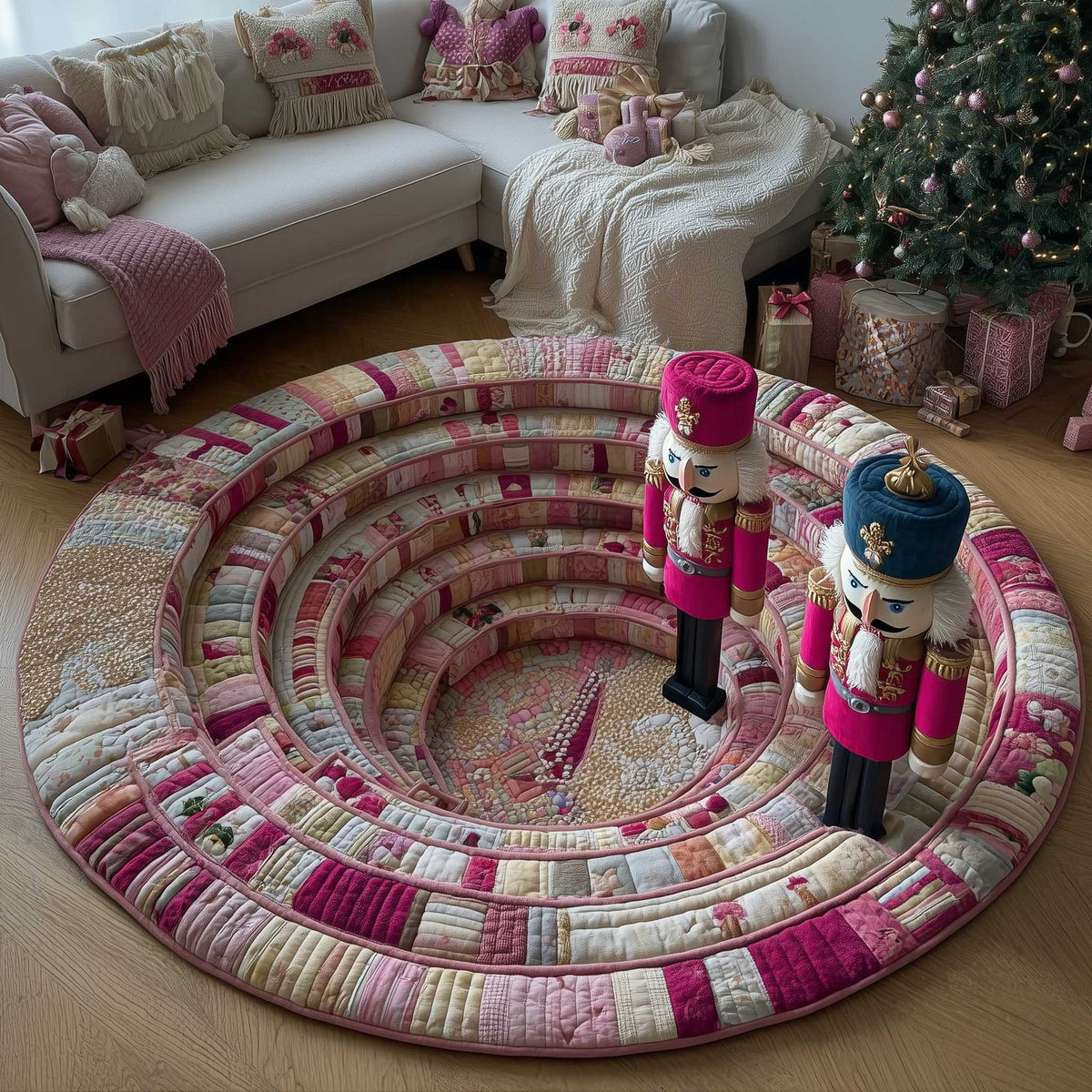 Jolly Workshop Round Mat Rug - Nature Design | Serene Home Decor