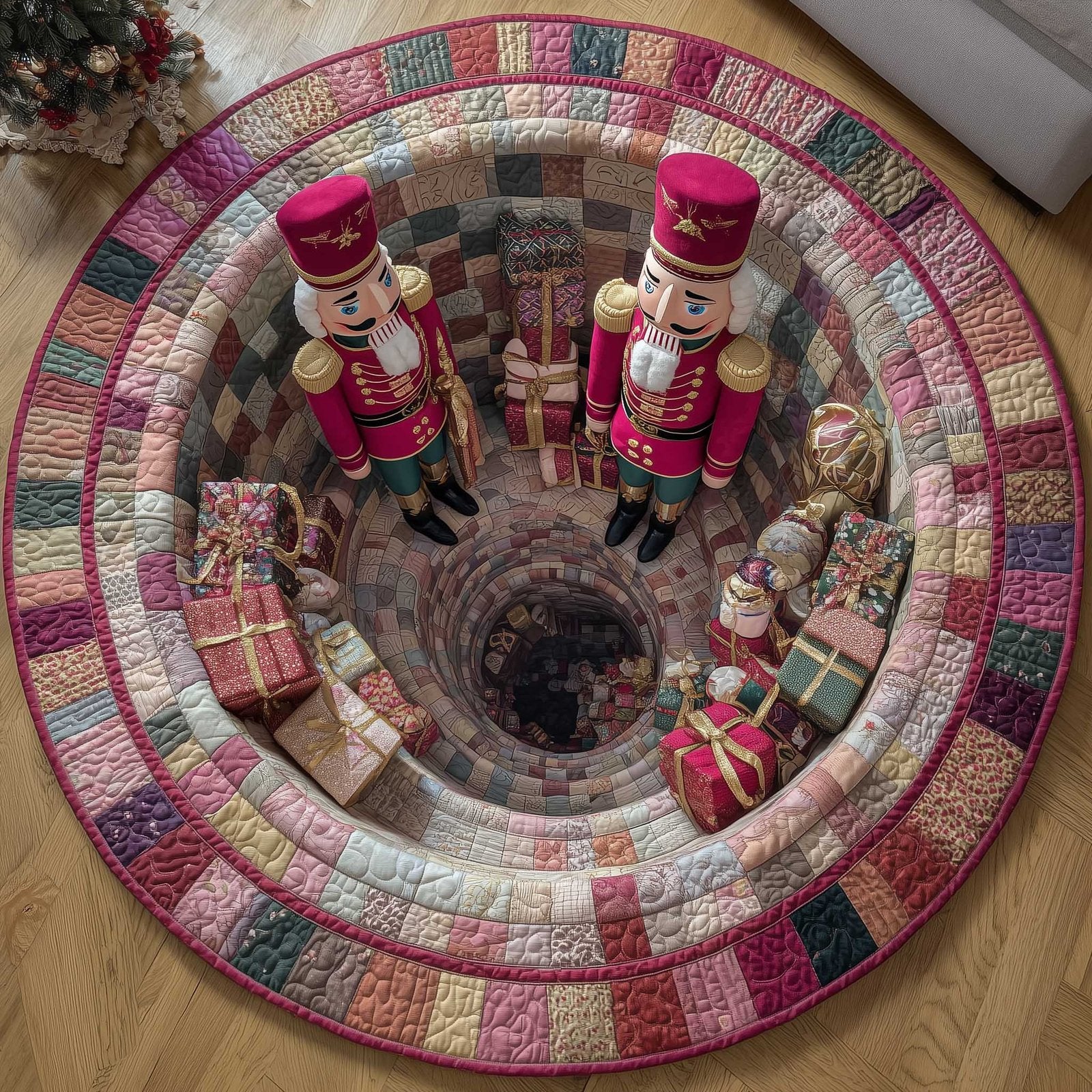 Jolly Workshop Round Mat Rug - Nature Design | Serene Home Decor