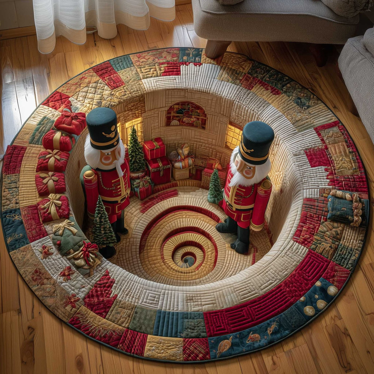 Jolly Workshop Round Mat Rug - Nature Design | Serene Home Decor
