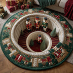 Jolly Workshop Round Mat Rug - Nature Design | Serene Home Decor
