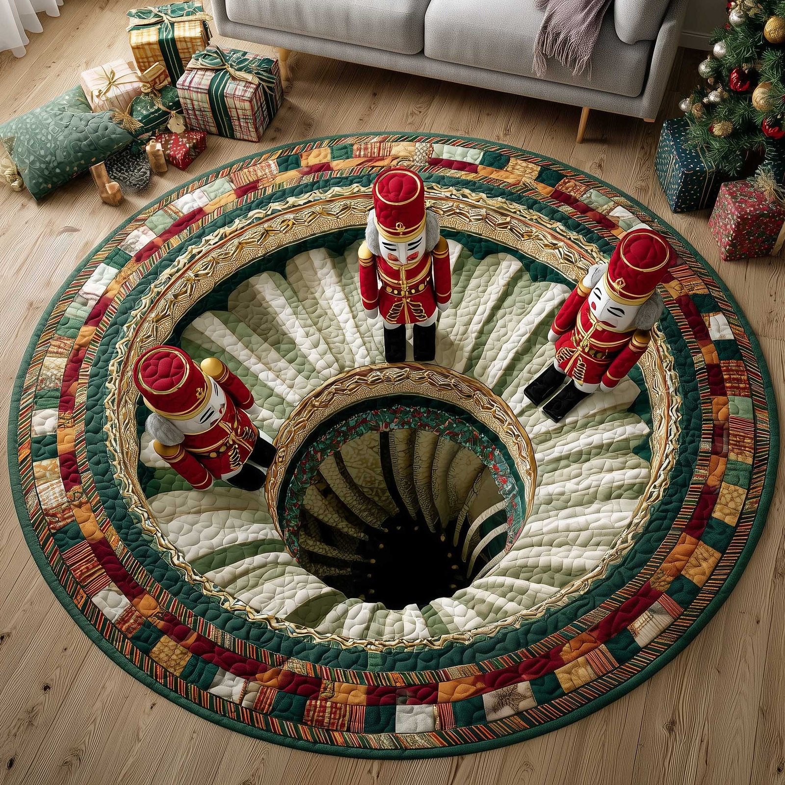 Jolly Workshop Round Mat Rug - Nature Design | Serene Home Decor