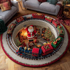 Jolly Workshop Round Mat Rug - Nature Design | Serene Home Decor