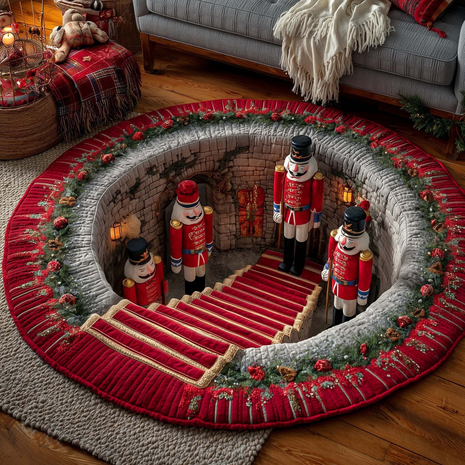Jolly Workshop Round Mat Rug - Nature Design | Serene Home Decor