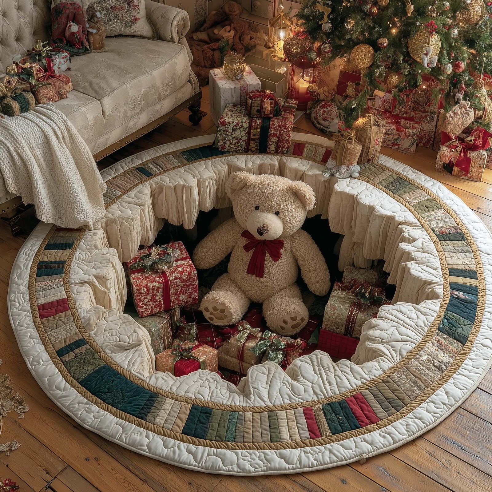 Jolly Workshop Round Mat Rug - Nature Design | Serene Home Decor