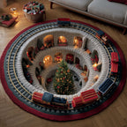 Jolly Workshop Round Mat Rug - Nature Design | Serene Home Decor