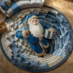Jolly Workshop (Design 57) Round Mat Rug - washable non-slip printed rug