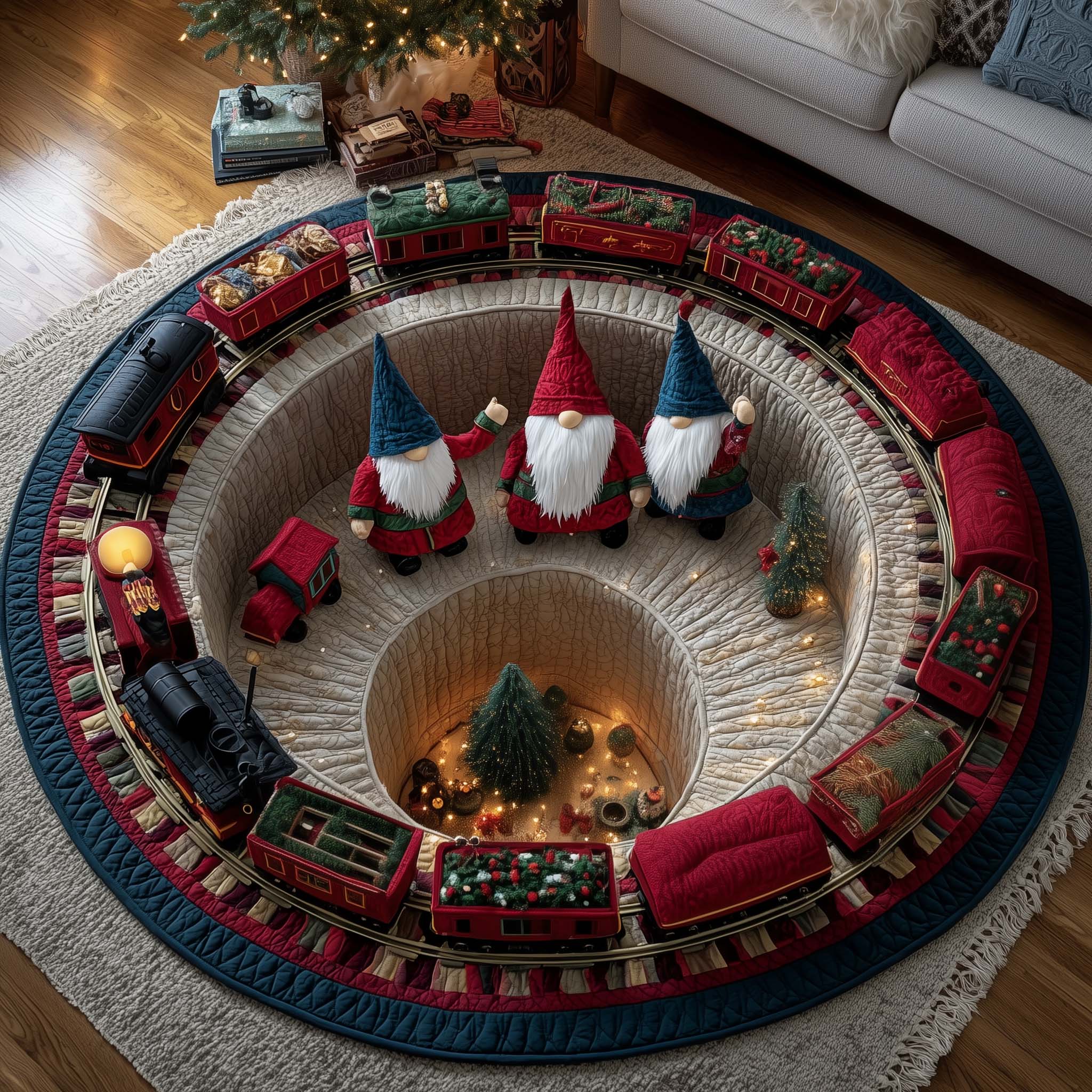 Jolly Workshop Round Mat Rug GFTOTP15298