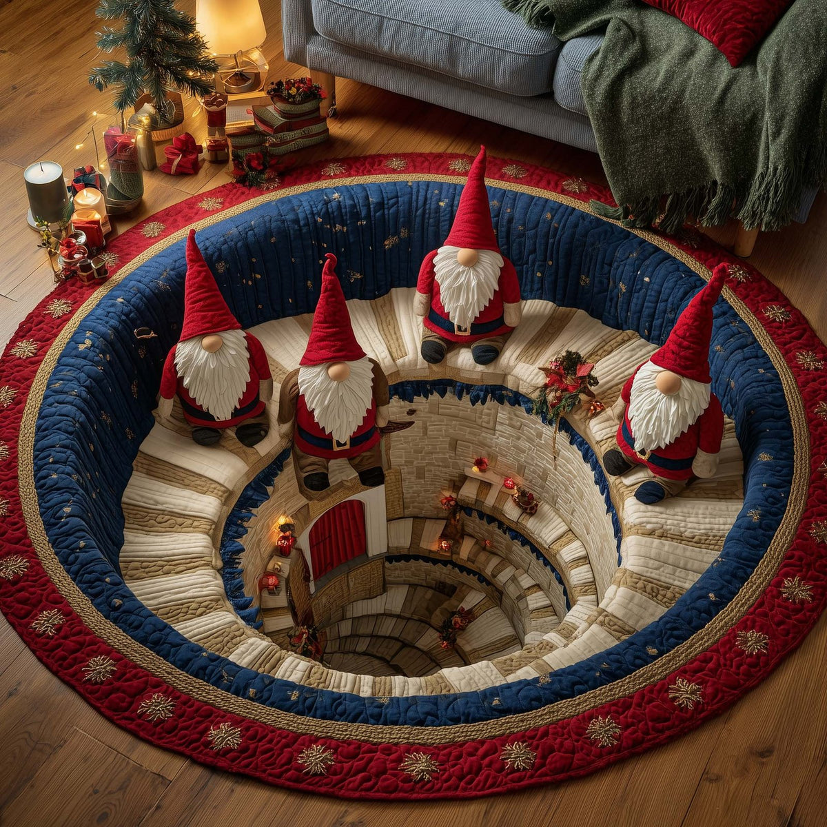 Jolly Workshop Round Mat Rug - Nature Design | Serene Home Decor