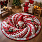 Jolly Workshop Round Mat Rug - Nature Design | Non-Slip Round Rug #12 - washable non-slip printed rug
