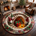 Jolly Workshop Round Mat Rug - Nature Design | Nature Round Rug #13 - washable non-slip printed rug