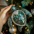 Giraffe Dreams Christmas Ornament