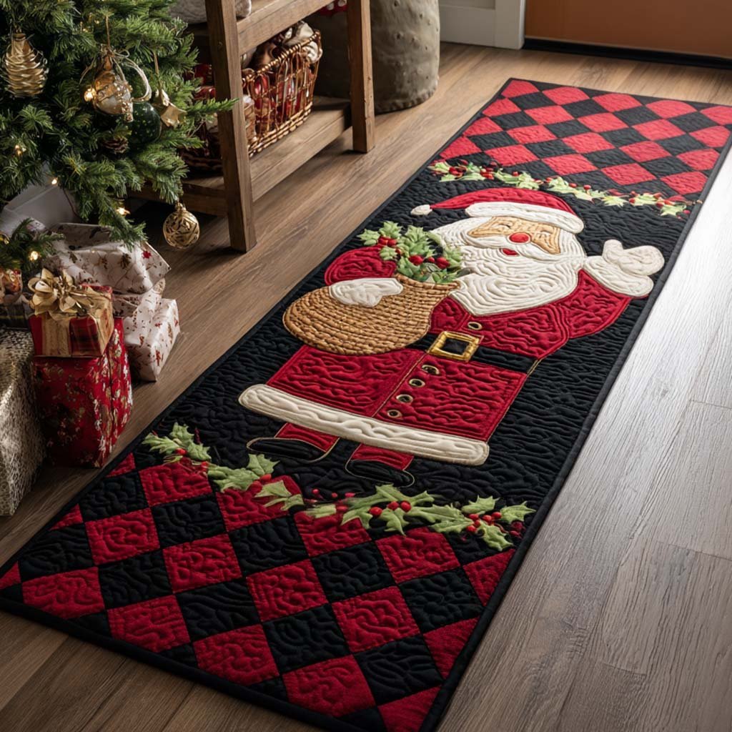 Joy To World Runner Carpet Runner Rug - Cute Pet Design | Animal Printed Runner Rug
