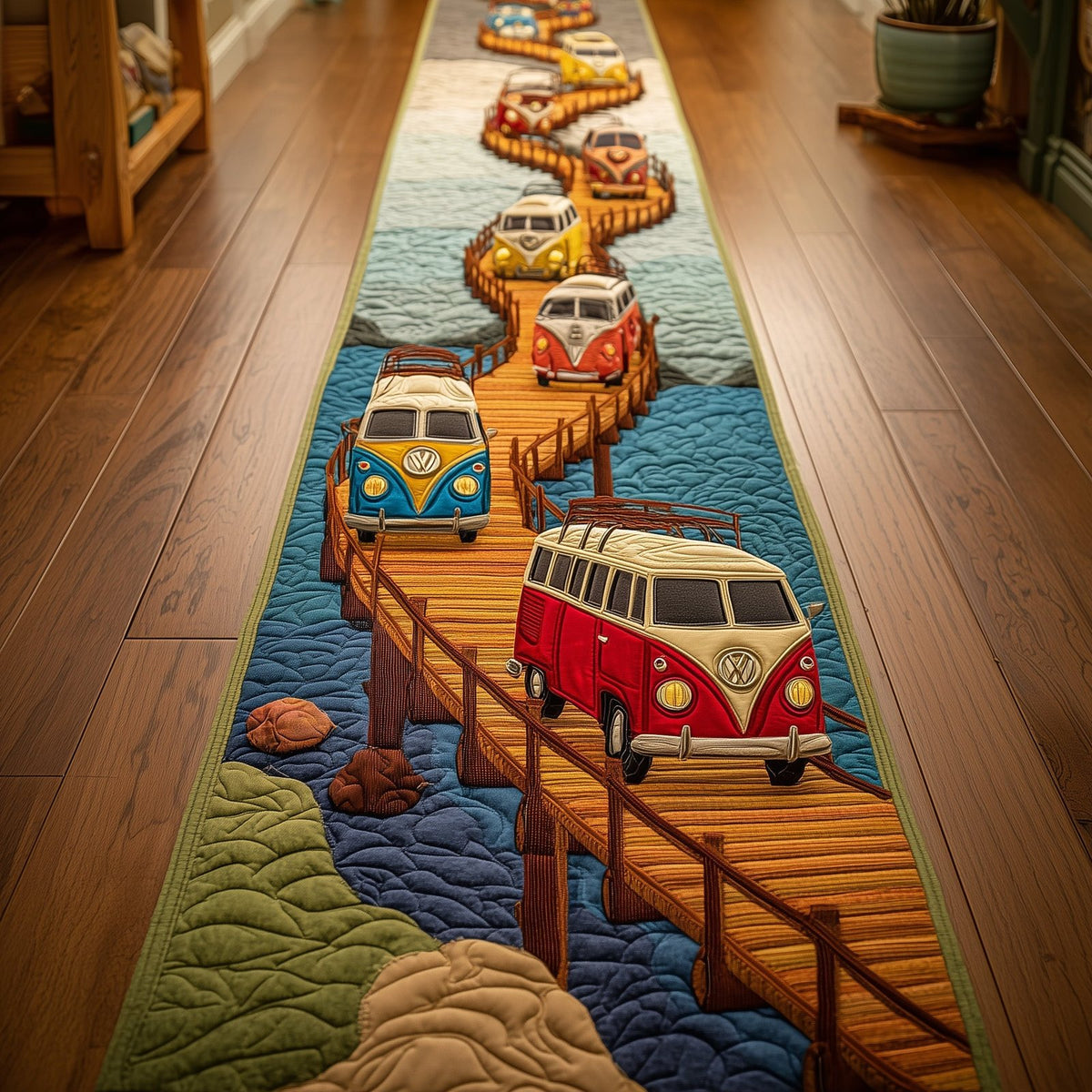Joyful Journey Runner Rug - Nature Design | Serene Runner Rug