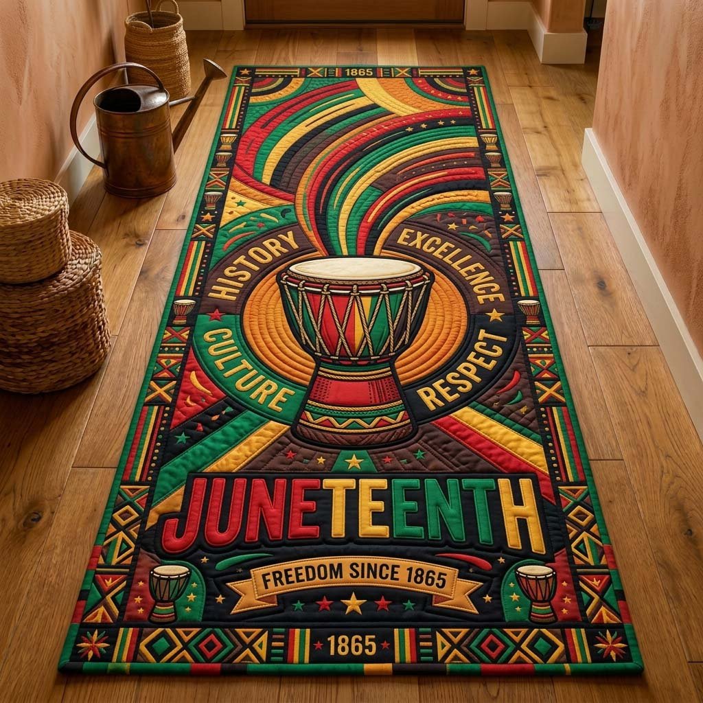 Juneteenth Legacy Runner Rug - Nature Design | Serene Runner Rug