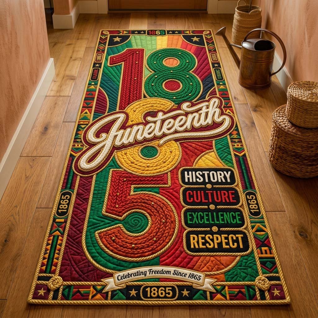 Juneteenth Legacy Runner Rug - Nature Design | Serene Runner Rug