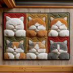 Kitty Blocks Doormat - Nature Design | Printed Welcome Doormat