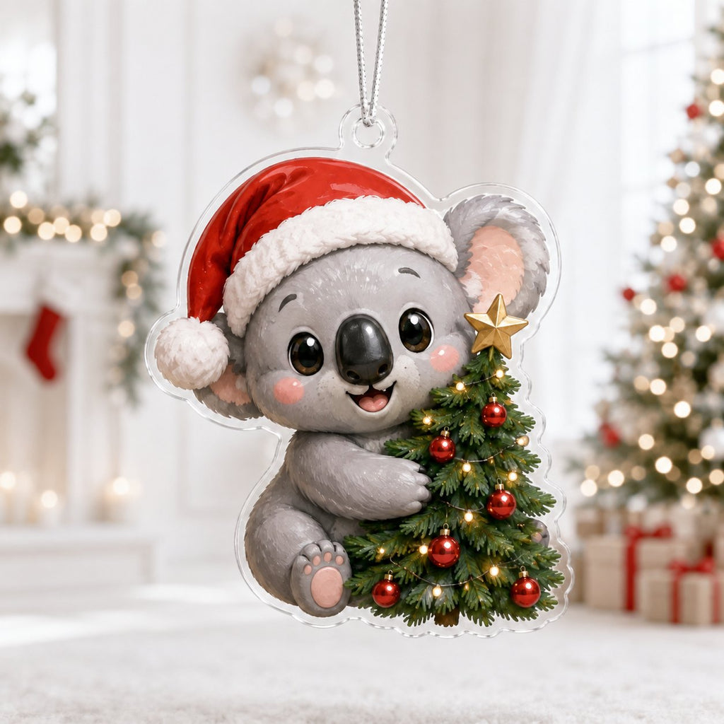 Koala Christmas Tree Cuddles Christmas Ornament