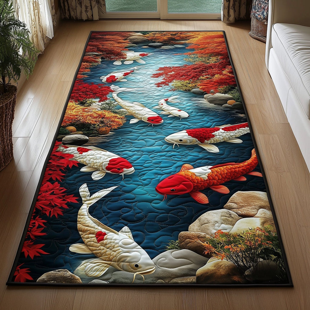 Koi Flow Runner Rug - Nature Design | Serene Runner Rug