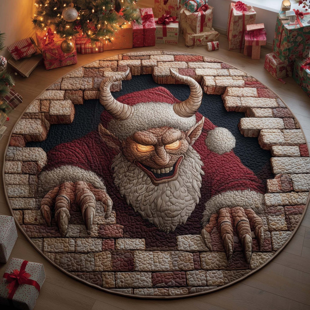 Krampus Round Mat Rug - Nature Design | Serene Home Decor