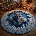 Krampus Round Mat Rug - Nature Design | Serene Home Decor