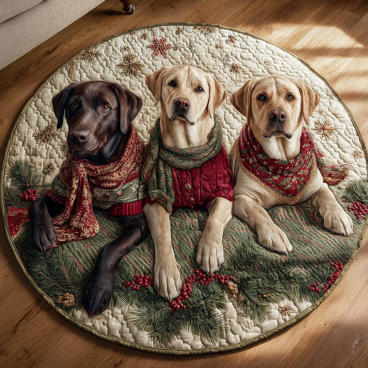 Labrador Round Mat Rug