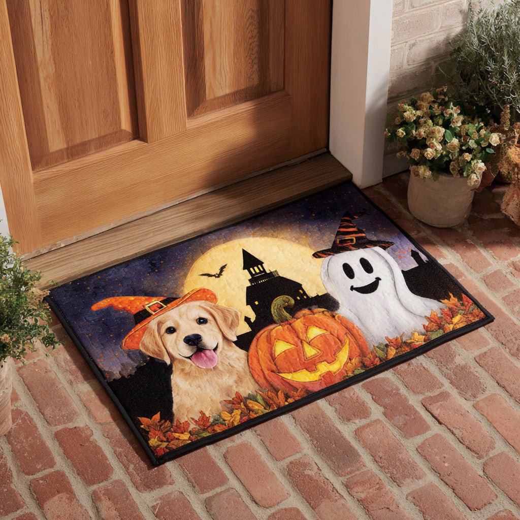 Labrador Retriever Spooky Doormat - Seasonal Holiday Design | Printed Welcome Doormat