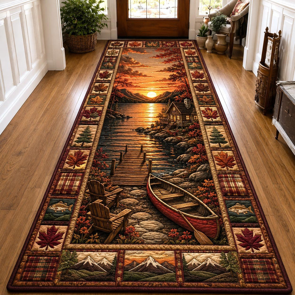 Lake Escape Runner Rug - Nature Design | Serene Runner Rug