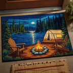 Lakeside Camp Doormat - Nature Design | Printed Welcome Doormat