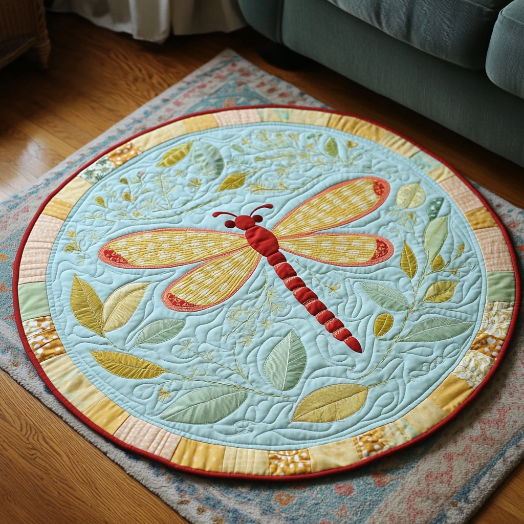 Lakeside Dreamer Round Mat Rug - Nature Design | Serene Home Decor